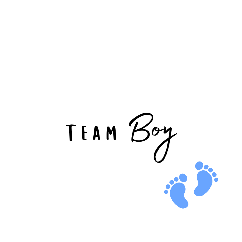 Team Boy + Mini Blue Feet