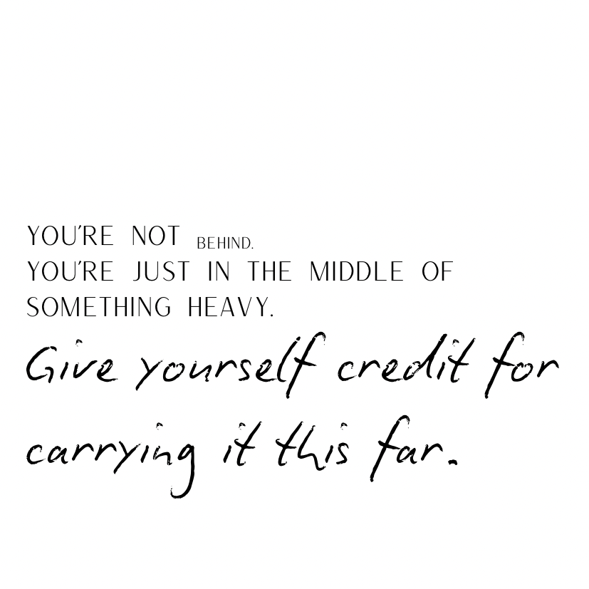 Give yourself credit