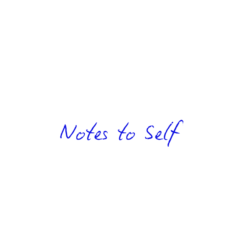 Notes to Self Collection