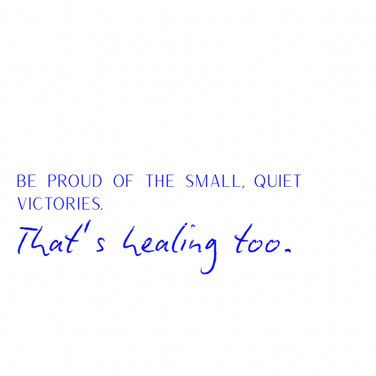 That's healing too [Blue]