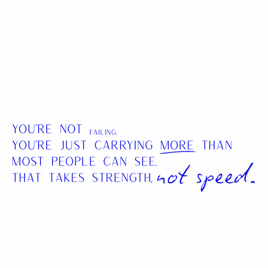 It takes strength not speed [Blue]