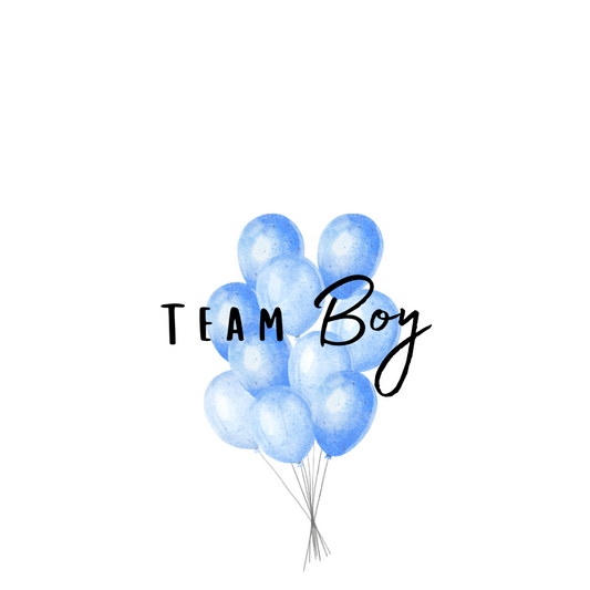 Team Boy + Blue Balloons