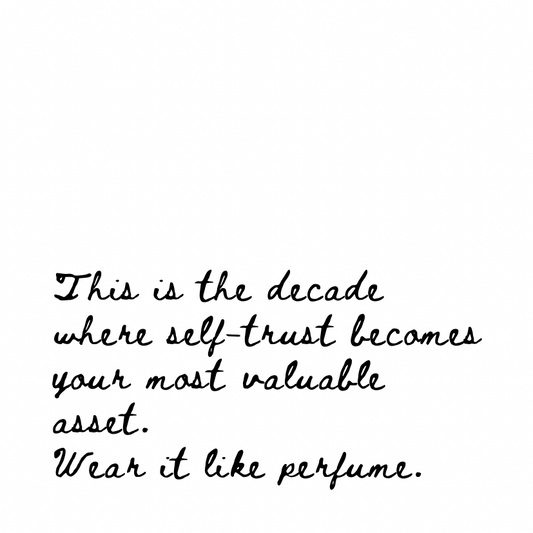 This is the decade [Cursive Font]