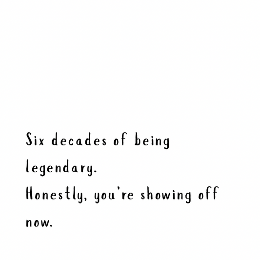 Six decades of being legendary