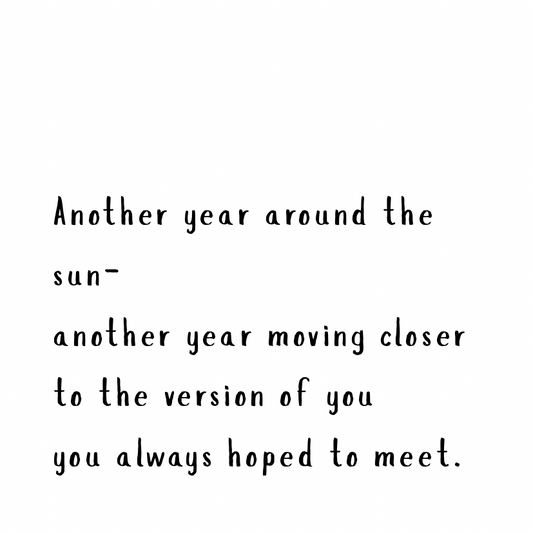 Another year around the sun
