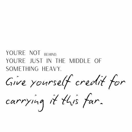 Give yourself credit